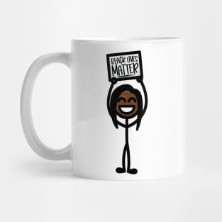 Stick Girl - Black Lives Matter Mug